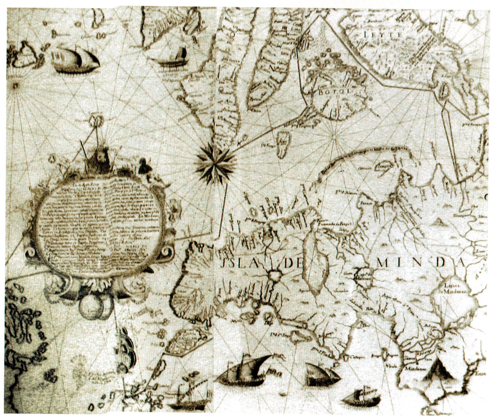 Old Map of Mindanao 1750